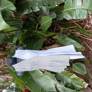 striped patchwork asymmetric top